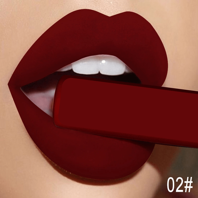 batom matte vermelho